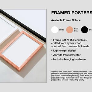 a white and orange frame with a black border