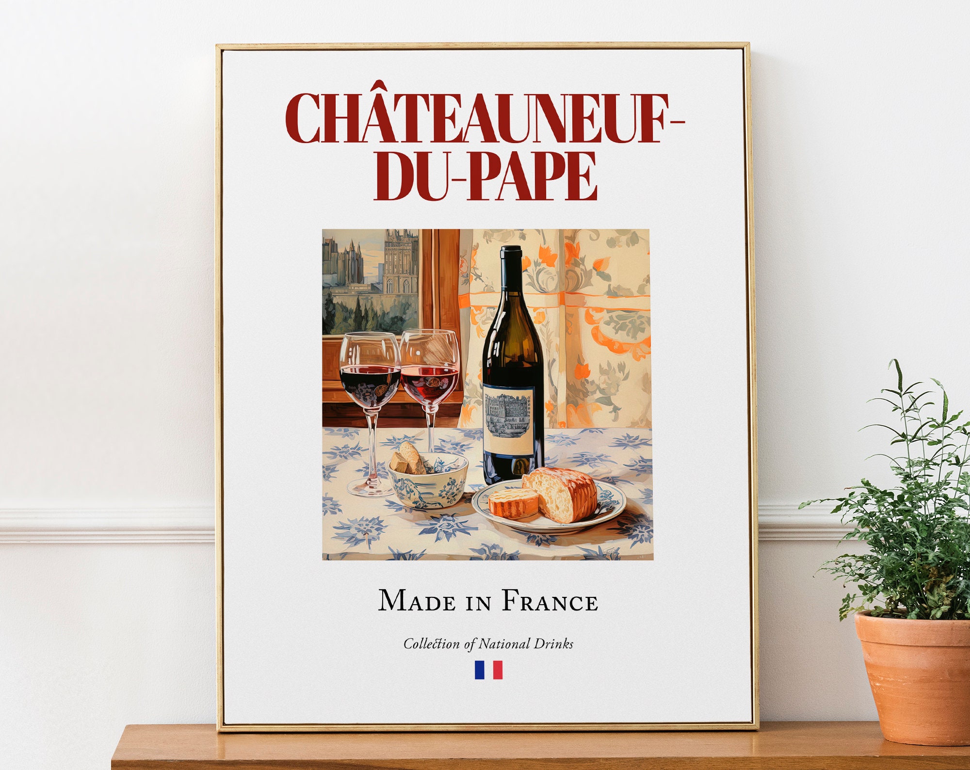 Tablier personnalisé Chateauneuf du Pape by Pimponette : produits