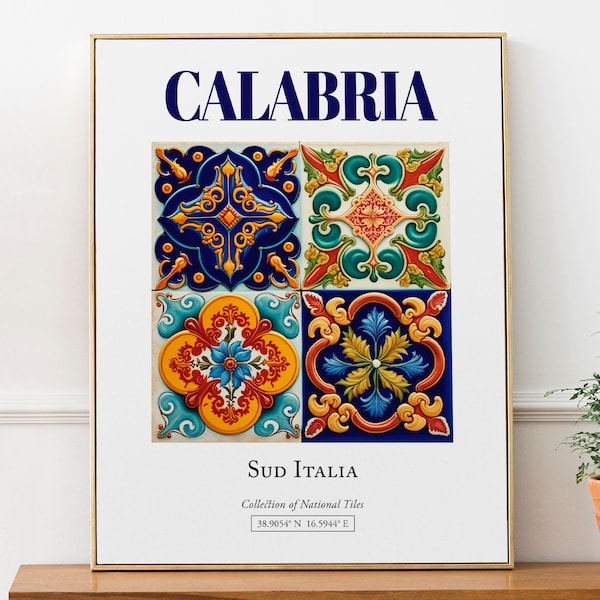 Aesthetic Calabria Wall Art Etsy