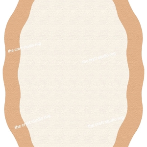 Minimalist Beige Modern Abstract Irregular Shape Woolen Hand Tufted Designer Area Rug for Living Room Bedroom Office 5x8 6x9 8x10 9x12 10x14