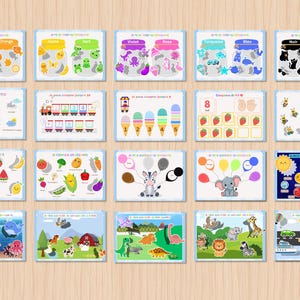 May include: A collection of twenty educational learning cards featuring colorful illustrations of colors, numbers, weather, fruits, vegetables, animals, planets, and vehicles, each with French text labels for early childhood development and vocabulary building.