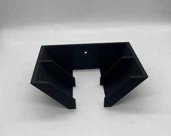 Wall mount for 2 padel rackets