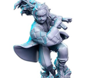 Demon Slayer : Tanjiro, Nezuko, Inozuke, Zenitsu – Figurine miniature 3D | Figurine de collection | Impression en résine | Peinte ou non peinte