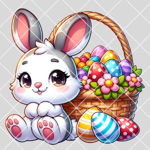 Easter Bunny PNG Easter Sublimation Digital Download, 300 dpi PNG Format, T-shirt Designs, Sublimation, Decals, Tumbler Mug Designs