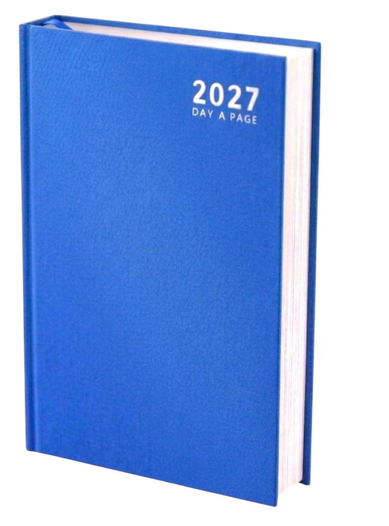 2027 diary A6 A5 A4 Page a Day Week to View Diary Hardback Full Year Planner Case bound Back Cover image 14