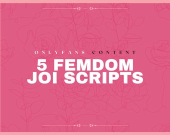 Femdom JOI Scripts | OnlyFans JOI Scripts | Schriften für Erwachsene | OnlyFans Content Creator | Erwachsene ASMR Schriften | Fantastisch | NurFans |