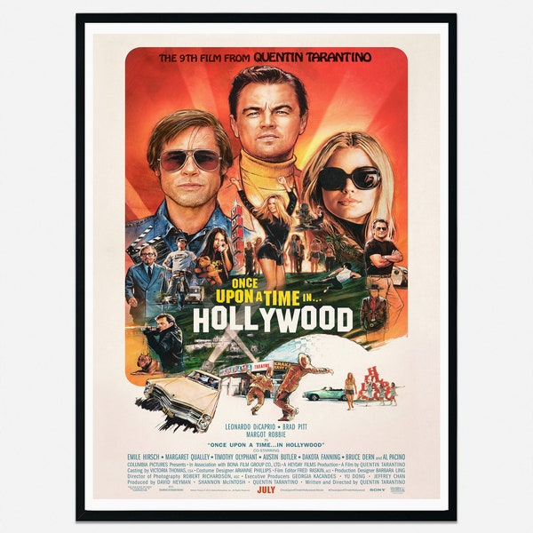 Once Upon a Time in Hollywood Movie Poster