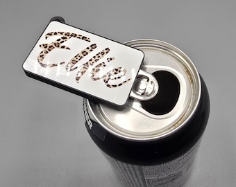 Personalised Nail Saver for False Nails, Drinks Can Opening Tool, Nail Friendly Gift, 3D Printed Keyring
