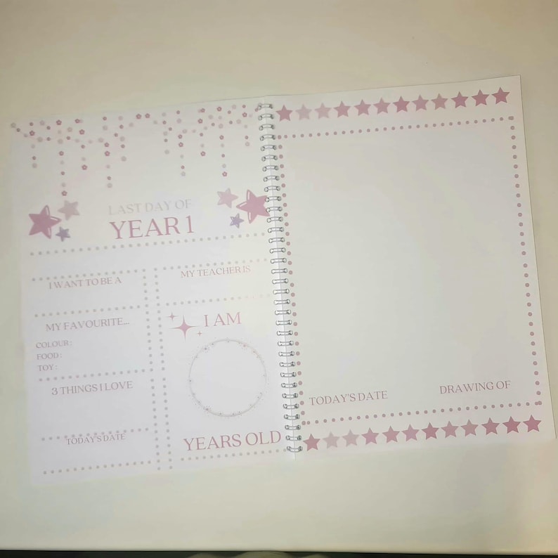 Personalised A4 School Memory Book: Nursery to Year 6 Keepsake image 10