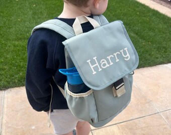 Personalised Children's Backpack | Kids School Bag with Name, Drawstring Rucksack