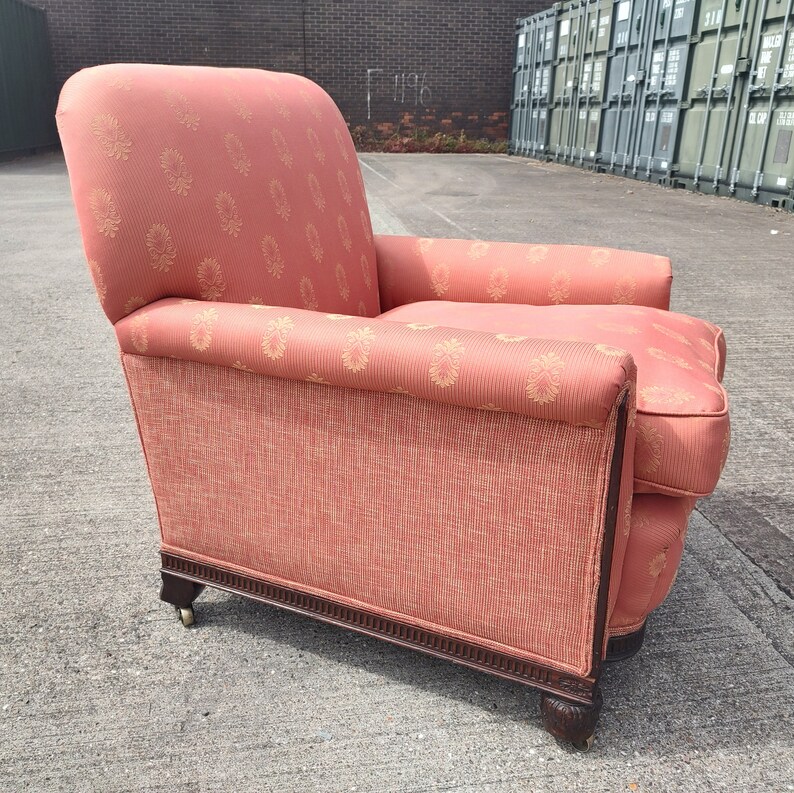 Antique Arm Chair With Stunning Mahogany Frame Etsy UK