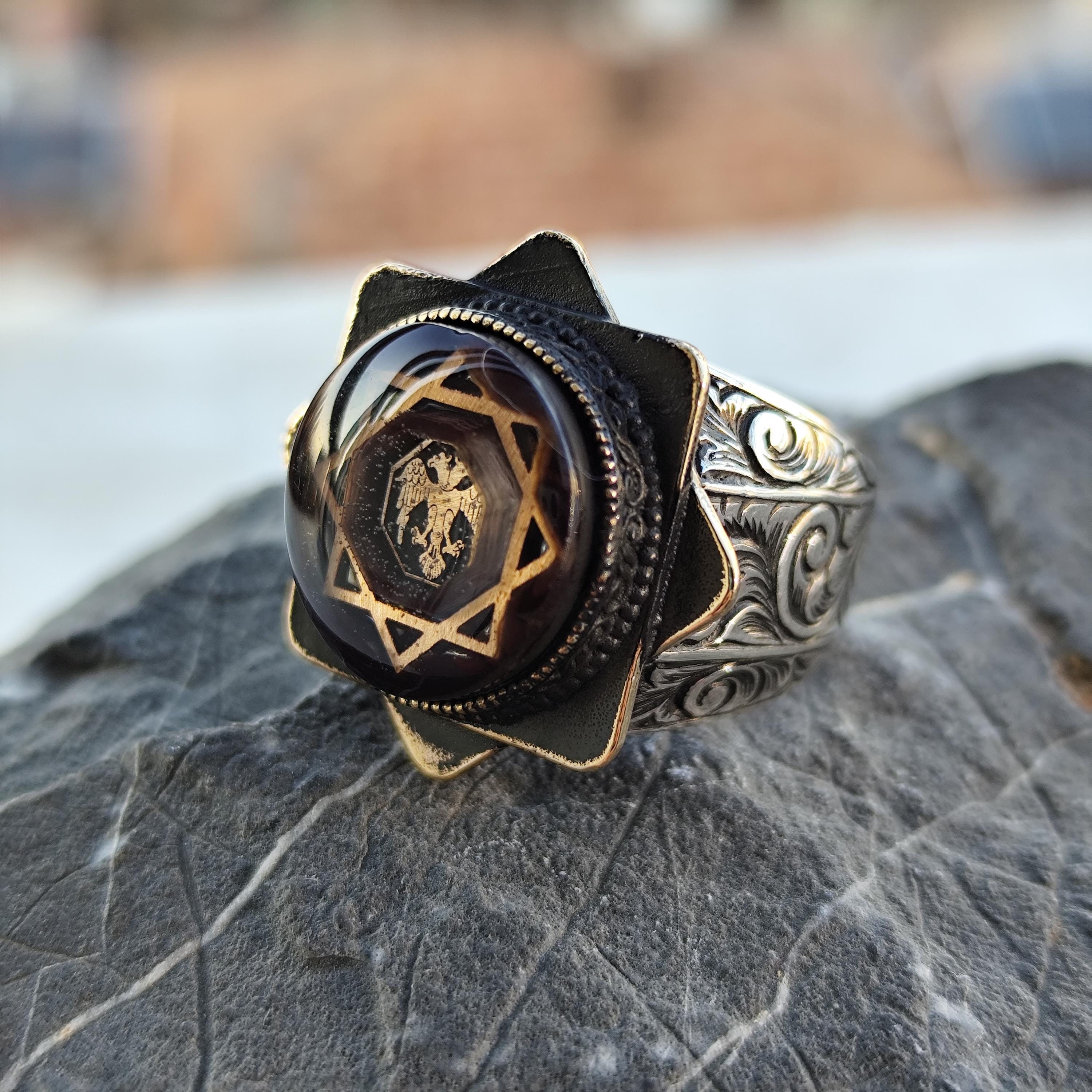 Gold Ertugrul Ghazi Silver Ring Ertugrul Ring Buy Big Heavy