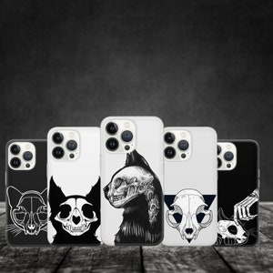 Sceleton Phone Case Bones Cover for Pixel 7 6A, iPhone 14 13 12 Pro 11 XR for Samsung S23 S22 A73 A53 A13