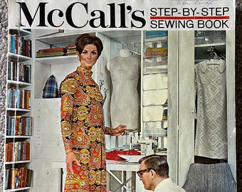 McCall’s Step-By-Step Sewing Book 1969 vintage 60s sewing guide