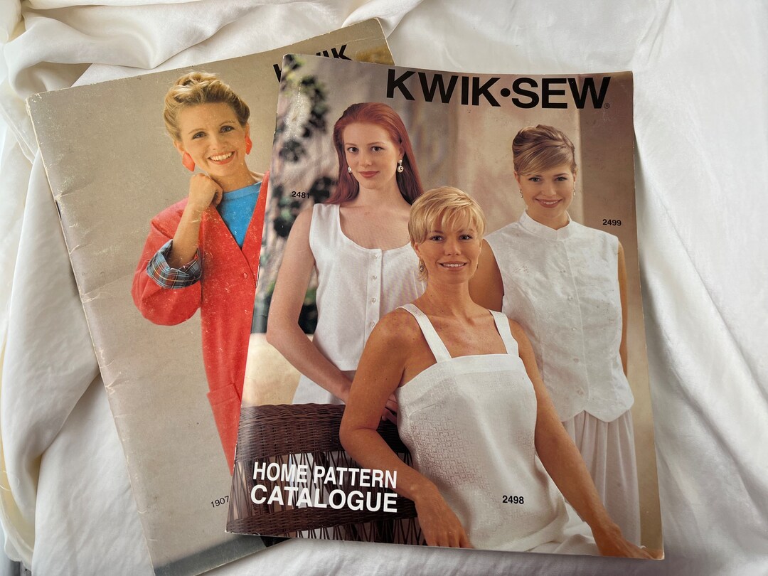 Kwik Sew Pattern Catalogues With Vintage 80s and 90s Fashion Etsy