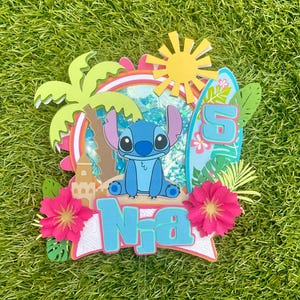 Stitch Cake Topper, Lilo & Stitch Cake Topper, Lilo and Stitch Party