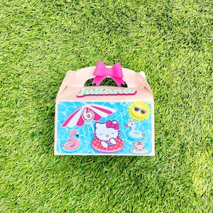 Kitty party box, Kitty theme goody box, Hello birthday decoration, Kitty birthday gift box, Kitty gabble box.
