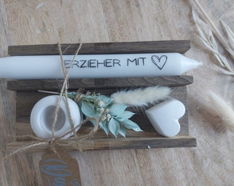 Abschiedsgeschenk für Erzieherin, Abschied Kindergarten, Geschenk für Erzieherin, Danke,