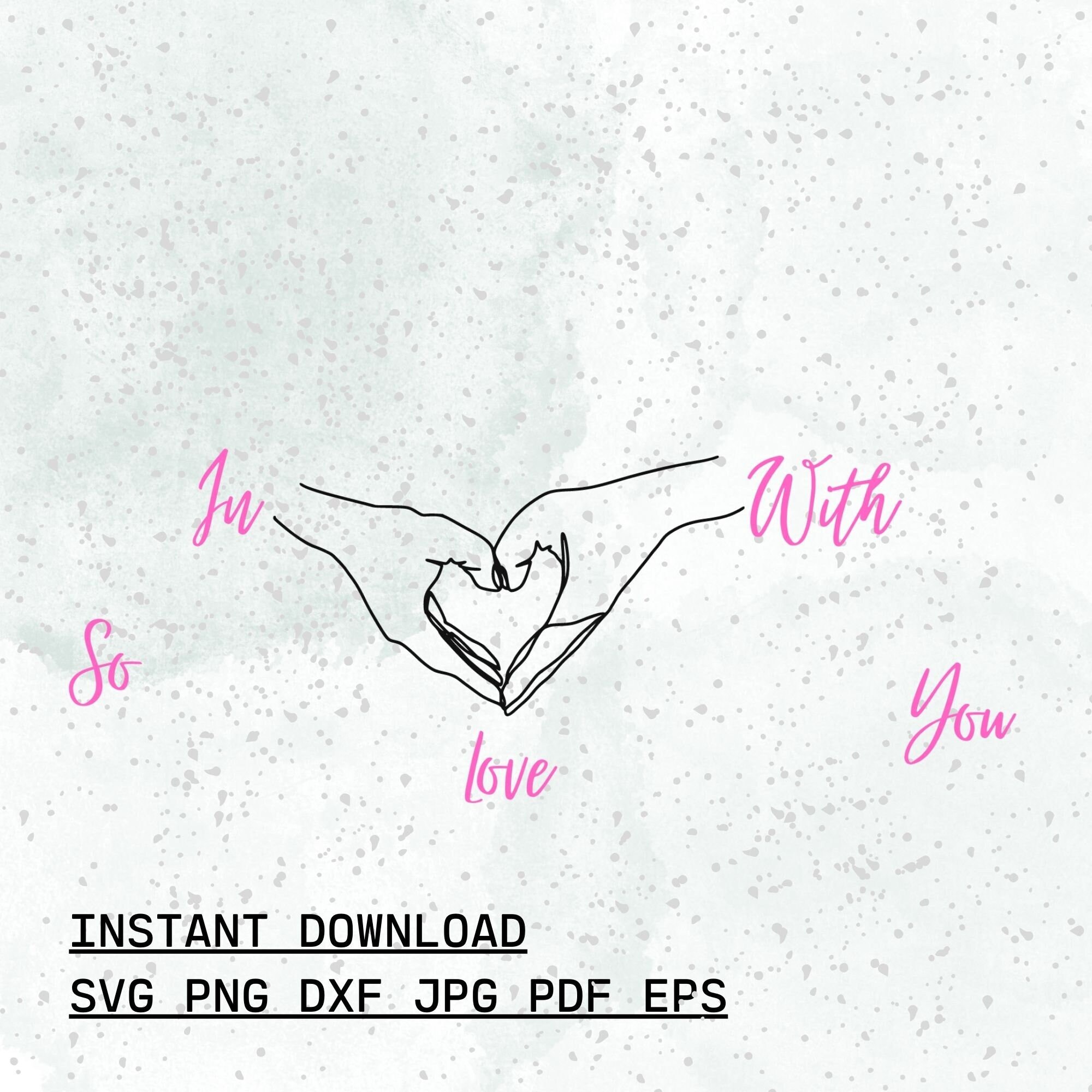 Plotter File so in Love in Svg Png Dxf Pdf Jpg Eps - Etsy