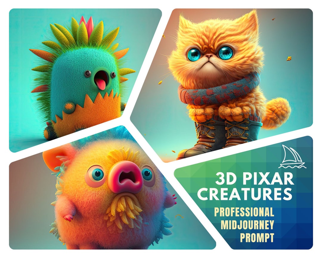 Pixar Creatures Single Prompt: Midjourney Prompt for 3D Pixar Creatures | Midjourney ...
