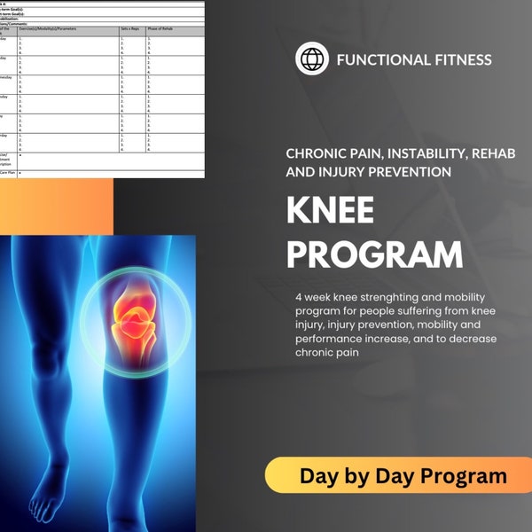 Knee Strength and Rehabilitation Program | Althetic Injury Prevention Program | Stretching Workout Program | Mobility Exercise Program