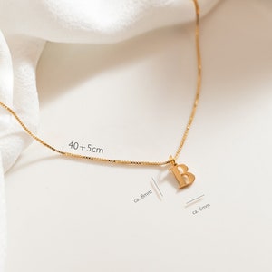 Anfangsbuchstaben Halskette in Box-Kett Glitzernde Sommerkette Personalisierter Schmuck Perfektes Muttertagsgeschenk HOT SALE Bild 9