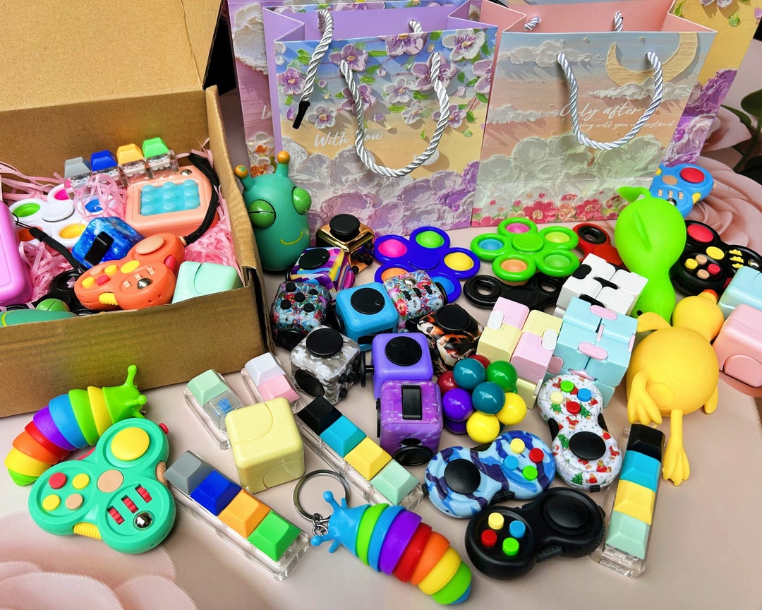 Mystery Fidget Box, Sensory Toys,kids Birthday Gift Box,desk Toys,surprise Box ,adult Fidgets