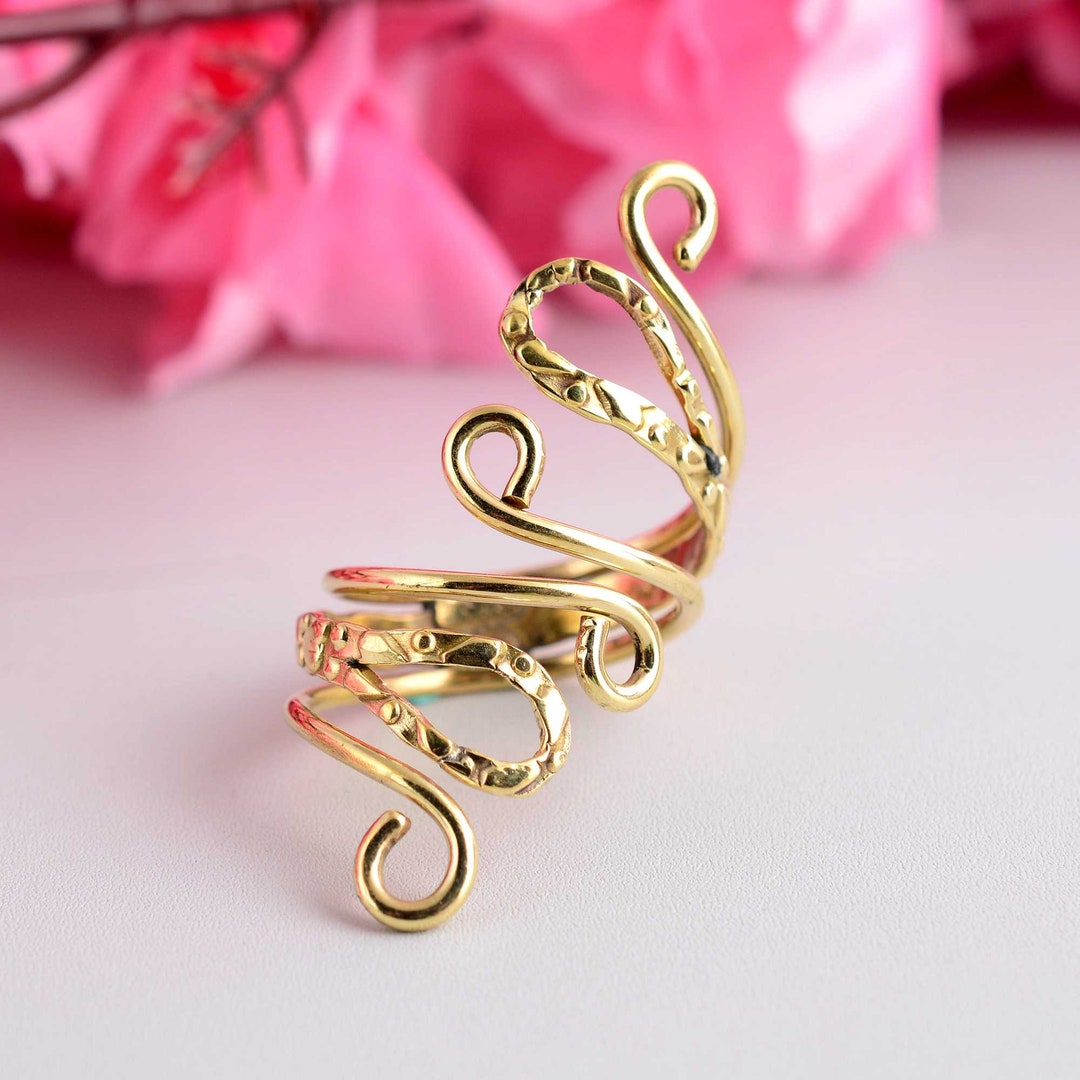 EDS Finger Splint Ring, Mallet Finger Ring, Trigger Finger Ring, 18k