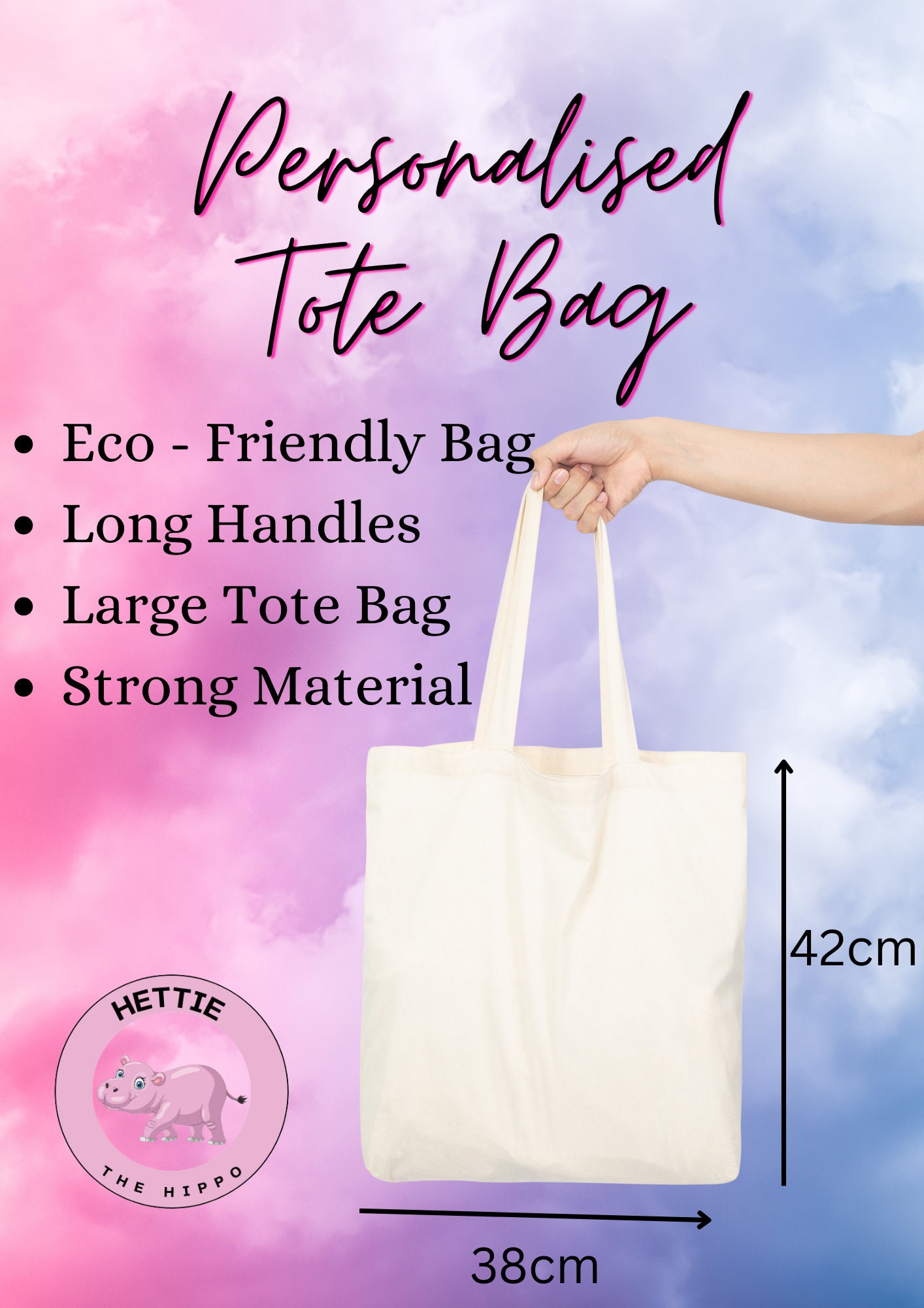 Personalised Tote Bag Sports Kit Gymnastics Bag Stocking Etsy
