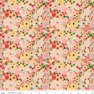 Homemade- Floral Coral C13723- Riley Blake Designs by Echo Park Paper Co