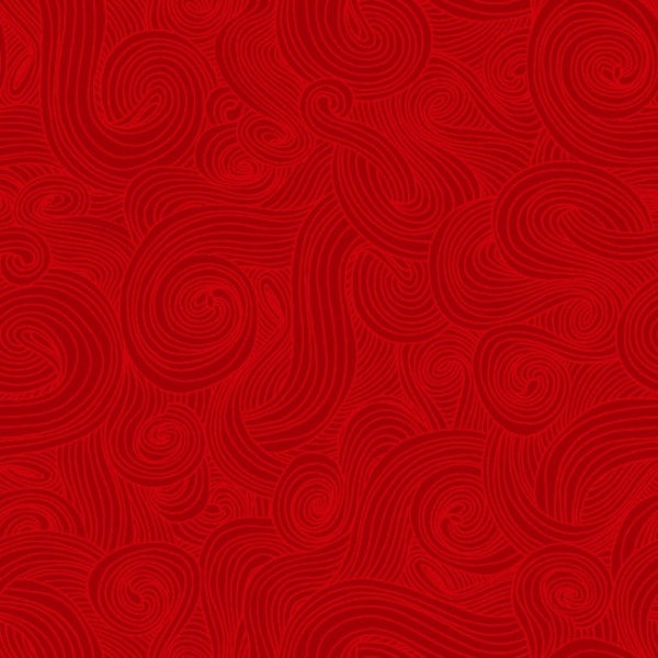 Just Color Swirl -Red Delicious- Studio E Fabrics