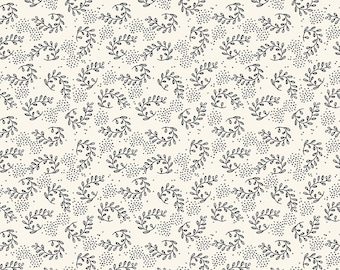 Fleur Noire- Sprig Cream- Riley Blake Designs