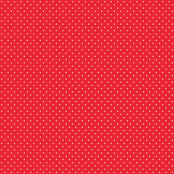 Picnic Florals- Dots- Red- C14615- Riley Blake Designs by My Mind’s Eye