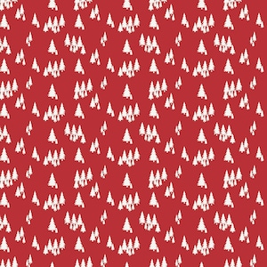Woodsman Trees- Red- C13763- Riley Blake Designs by Lori Whitlock