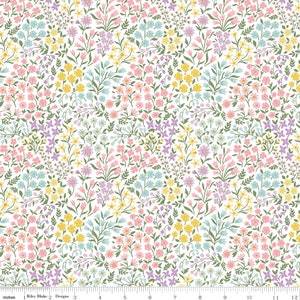 Bunny Trail Spring Floral White C14253 Riley Blake Designs by Dani Mogstad image 2