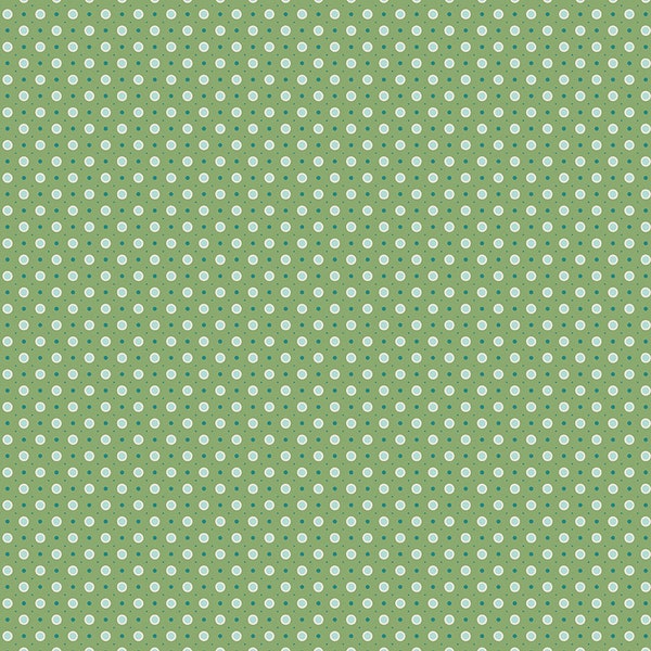 Bee Dots- Vera Basil- C14172- Riley Blake Designs by Lori Holt