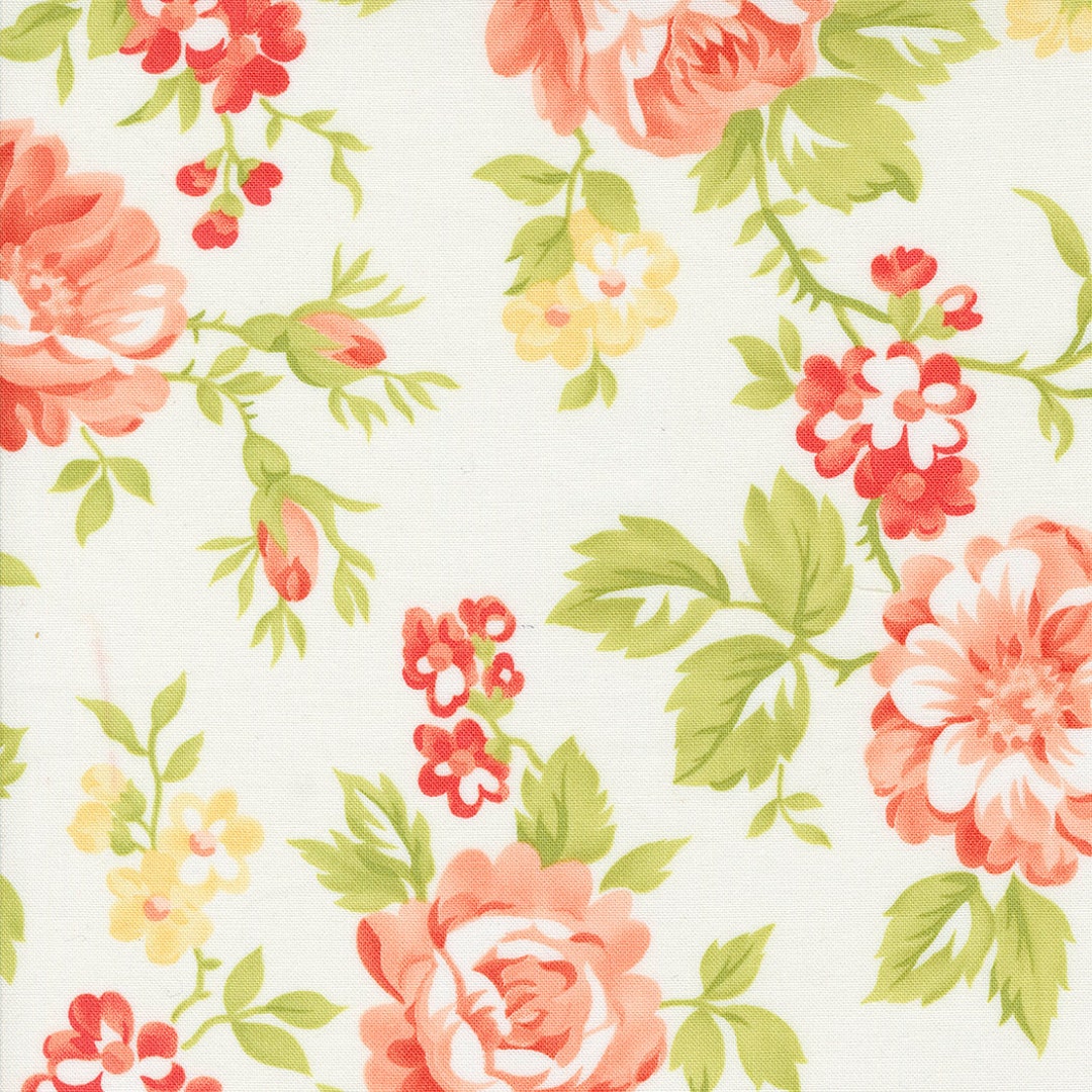Jelly and Jam Summer Bloomers Cotton 20490 11 Moda Fabrics by Fig Tree ...