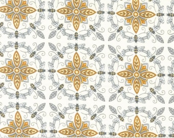 Honey & Lavender- Milk- 56081 11- Moda Fabrics by Deb Strain