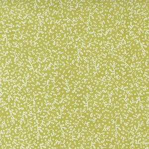 Dandi Duo- Painted Leaves- Grass- 48754 13- Moda Fabrics by Robin Pickens