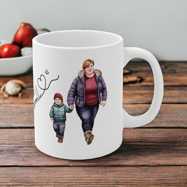 Muttertags-Tasse Selbstfürsorge Erinnerung  Herzensbotschaft Deutsche Checkliste Mother's Day Mug: Self-Care Reminder Heartfelt Message