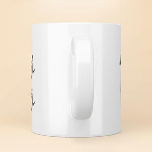 Keramiktasse mit persischer Kalligrafie und Koiteich Design, Hergestellt in Deutschland image 4