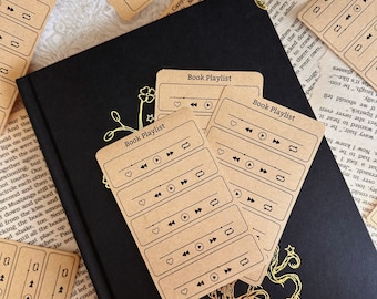 Book Playlist Stickers || For Books and Bullet Journals || Removable