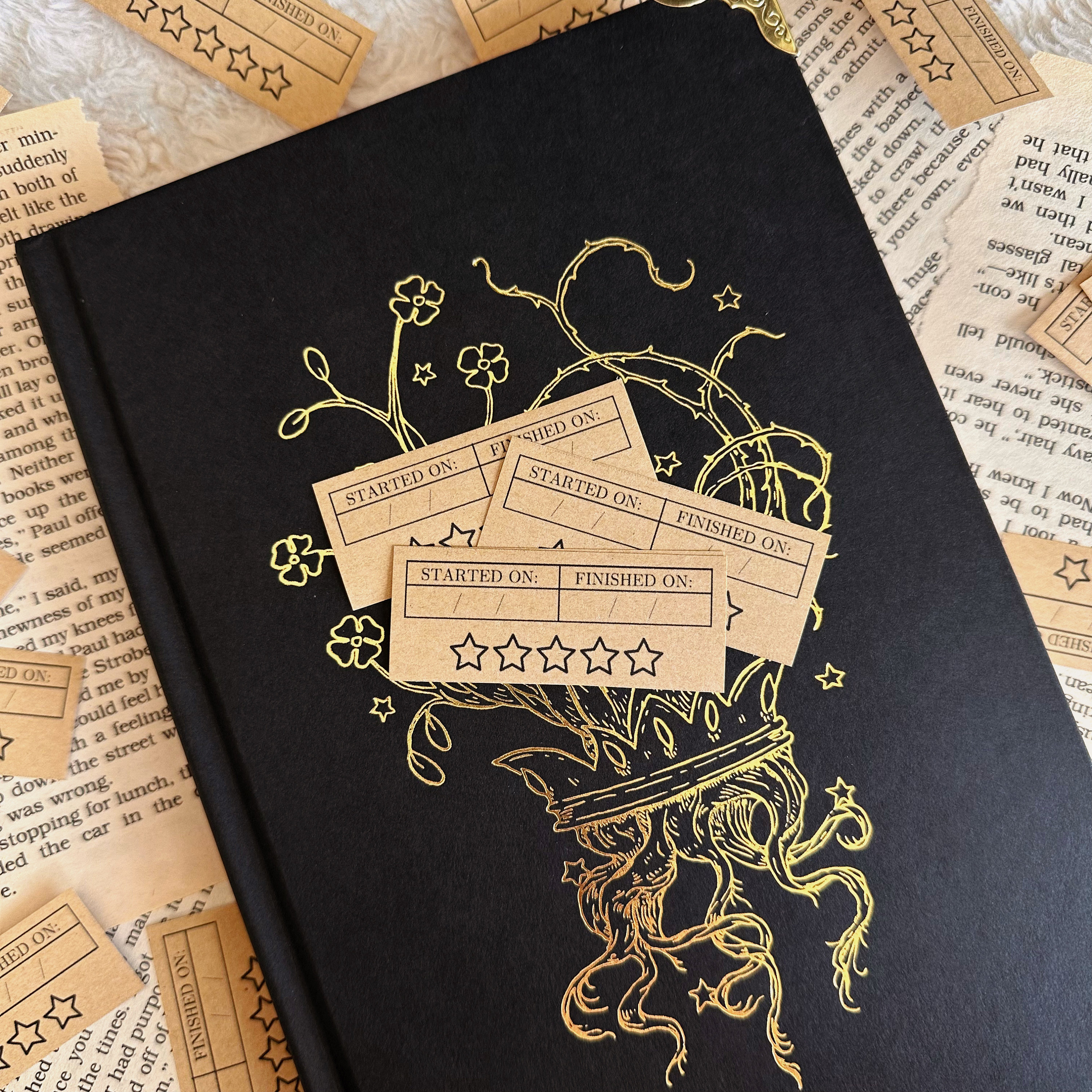 Mini Book Review Stickers || Tracker for Books and Bullet Journals ...