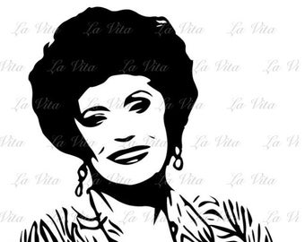 Blanche Devereaux Golden Girls SVG PNG