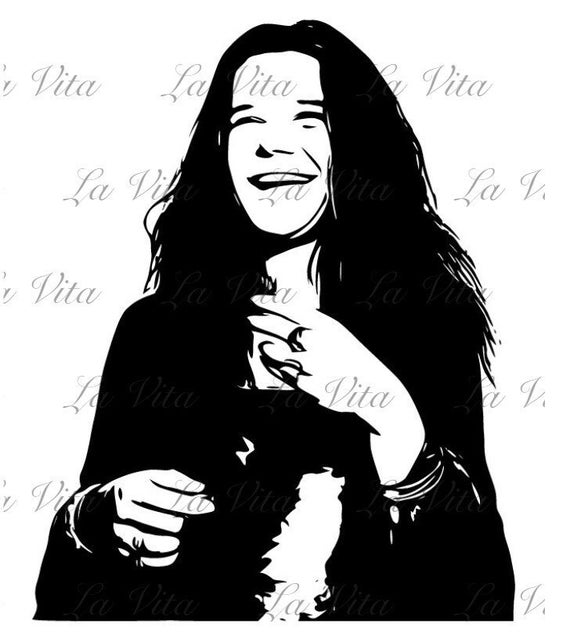 Janis Joplin SVG and JPG - Etsy
