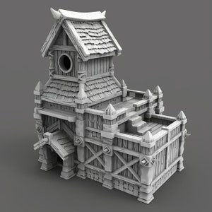 Tabletop RPG Terrain - Orc Village - Dungeons and Dragons - Pathfinder -  Digital STL Bundle