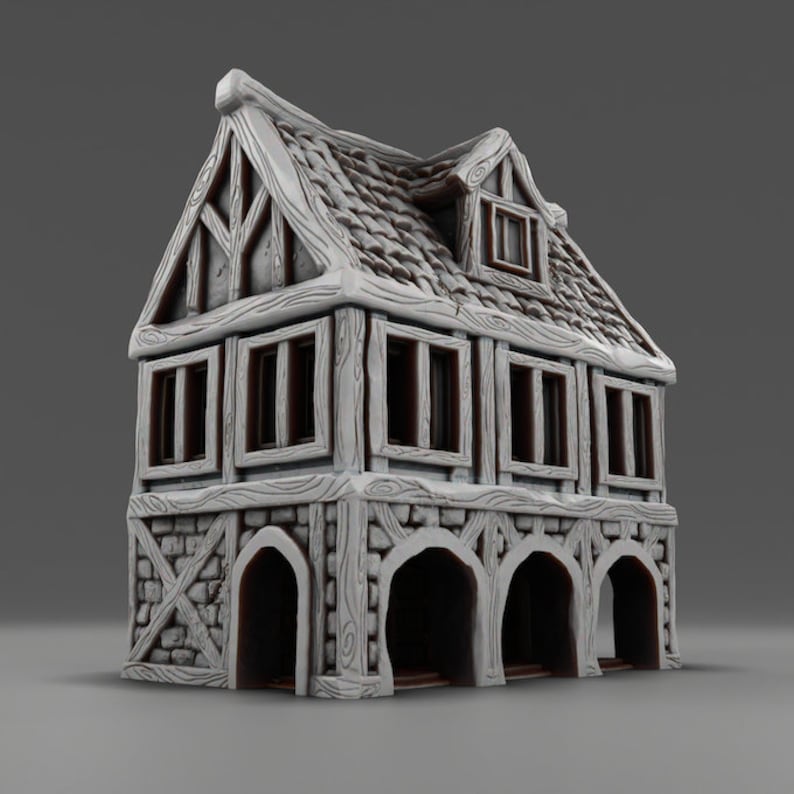 Tabletop RPG Terrain - Tudor Era Building Collection - Dungeons and ...