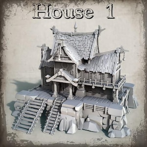 Tabletop RPG Terrain - Pirate Architecture - Dungeons and Dragons - Pathfinder - Digital STL