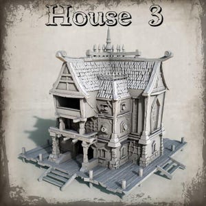 Tabletop RPG Terrain - Pirate Architecture - Dungeons and Dragons - Pathfinder - Digital STL