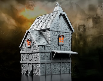 Tabletop RPG Terrain - Medieval Houses Bundle - Dungeons and Dragons - Digital STL
